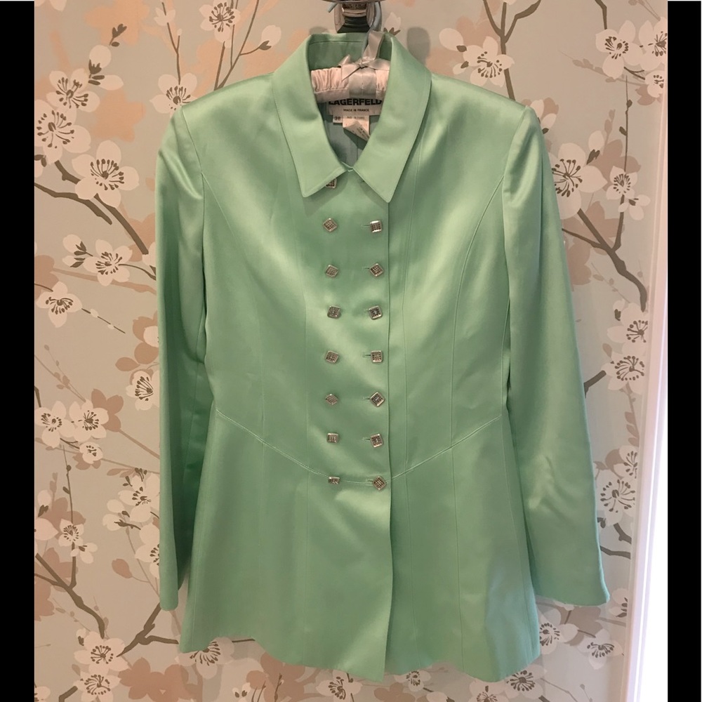 Karl Lagerfield Vintage Silk Evening Jacket